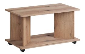 Salontafel Zafra 04, Kleur: Eiken Artisan - Afmetingen: 90 x 50 x 50 cm (B x D x H)