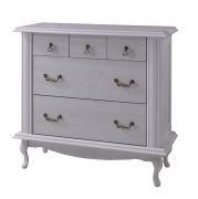 Dressoir / sideboard kast Bignona 13, kleur: wit grenen - 89 x 95 x 47 cm (H x B x D)