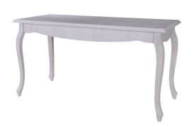 Uitschuifbare eettafel Bignona 23, kleur: wit grenen - 160-210 x 90 cm (L x D)