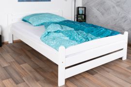 Functioneel kinderbed, wit tienerbed massief grenen 83, incl. lattenbodem, ligvlak 140 x 200 cm, professioneel afgewerkt, duurzaam
