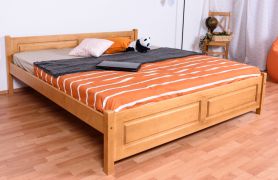 tienerbed / jeugdbed massief grenen, kleur elzenhout 77C, incl. lattenbodem - 180 x 200 cm (B x L)