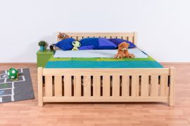 tienerbed / jeugdbed massief grenen natuur 65C, incl. lattenbodem -180 x 200 cm (B x L)