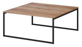Salontafel Granollers 03, Kleur: Eiken Artisan - Afmetingen: 80 x 80 x 40 cm (B x D x H)