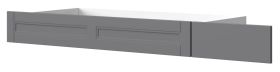 Lade voo tweepersoonsbed Lotofaga, kleur: grijs - 20 x 72 x 188 cm (H x B x L)