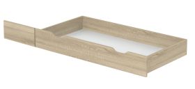 Lade voor tweepersoonsbed, kleur: bruin eiken - Afmetingen: 21 x 72 x 138 cm (H x B x L)