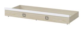 onderschuifbed  voor bed Benjamin, kleur: Essen/wit - Ligvlak: 80 x 190 cm (B x L)
