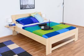 tienerbed / jeugdbed massief beukenhout naturel 110, incl. lattenbodem - 140 x 200 cm (B x L)