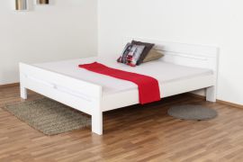 Easy Premium Line" jeugdbed K6, 200 x 200 cm massief beukenhout wit gelakt