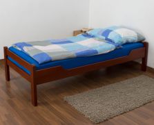 kinderbed / jeugdbed "Easy Premium Line" K1/1n, massief beukenhout kleur: kersen - afmetingen: 90 x 190 cm