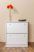 Schoenenkast 005 massief grenen wit gelakt - afmetingen 80 x 72 x 29 cm (h x b x d)