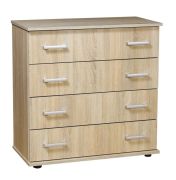 ladenkast / dressoir Tandil 06, kleur: Sonoma eiken - 94 x 94 x 45 cm (h x b x d)