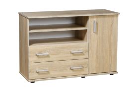 ladenkast / dressoir Tandil 07, kleur: Sonoma eiken - 82 x 120 x 45 cm (h x b x d)