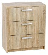 ladenkast / dressoir Tandil 02, kleur: Sonoma eiken - 70 x 60 x 31 cm (h x b x d)
