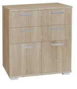 ladenkast / dressoir Tandil 04, kleur: Sonoma eiken - 87 x 80 x 41 cm (h x b x d)