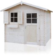 Tuinhuis / berging Krems - 2,90 x 2,40 meter gemaakt van 19 mm blokhut profielplanken