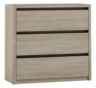 ladekast / dressoir Popondetta 06, kleur: Sonoma eiken - afmetingen: 88 x 95 x 38 cm (H x B x D)