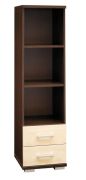 openkast Trelew 21, kleur: wengé / esdoorn - 156 x 40 x 41 cm (h x b x d)