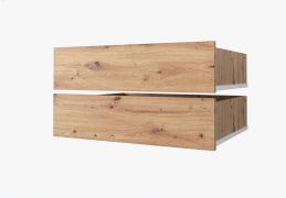2x kastlades, kleur: Artisan
