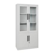 Kantoorkast model Elisa met 4 afsluitbare vleugeldeuren - Breedte: 900 mm, hoogte: 1850 mm, diepte: 400 mm