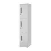 Kast model Elisa met 3 vleugeldeuren - Breedte: 380 mm, hoogte: 1800 mm, diepte: 450 mm