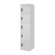 Kast model Elisa met 5 vleugeldeuren - Breedte: 380 mm, hoogte: 1800 mm, diepte: 450 mm