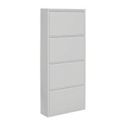 Schoenenkast model Elisa met 4 vakken - Breedte: 505 mm, hoogte: 1440 mm, diepte: 152 mm