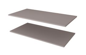 Schap voor kledingkast | Set van 2 | Kleur: kasjmier | voor kasten met een breedte van 100 cm