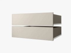 2 x kastlades, kleur: kasjmier