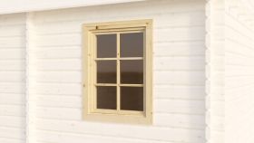 Einzelfenster für 34 mm Gartenhäuser, Maße: 945 x 725 mm