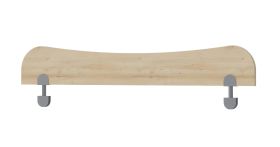 Valbescherming voor tienerbed / jeugdbed Benjamin, kleur: beuken - 29 x 120 cm (h x b)