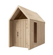 Tuinhuis met zadeldak | Driehoekig raam | Onbehandeld | Buitenmaten: 162,4 x 285,7 cm | Grondoppervlakte: 4,64 m² | Scandinavische stijl | Malmö 31