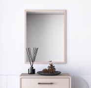 Functionele spiegel voor de voorruimte Creola 05 / Kleur: kasjmier / Maten: 50 x 2 x 66 cm / ABS-randbescherming