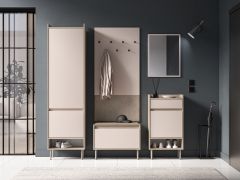 Kapstok / garderobe complete set / kleur: eiken Cremona / kasjmier / soft-close functie / kledingkast / ladekast / schoenenkast / kledingkast met zeven haken