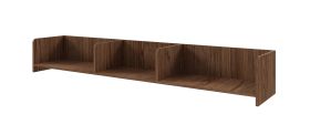 Wandplanken / kleur: Alba walnoot / 183 x 27 x 27 cm / functioneel design / hoogwaardige afwerking / voor in huis
