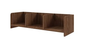 Wandplanken / kleur: Alba walnoot / 103 x 27 x 27 cm / functioneel design / hoogwaardige afwerking / voor woonkamers