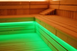 Sauna licht / LED gekleurd licht / slang 400 cm / Onder bank licht / Vloeiende overgang van kleuren