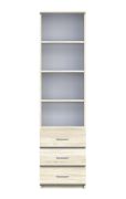 Open kast Pamulang 02, kleur: Sonoma eiken - afmetingen: 200 x 52 x 40 cm (H x B x D)