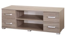 TV-onderkast Kikori 01, kleur: Sonoma eiken - afmetingen: 43 x 120 x 43 cm (H x B x D)