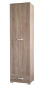 Kast Kikori 15, kleur: Sonoma eiken - afmetingen: 190 x 50 x 40 cm (H x B x D)