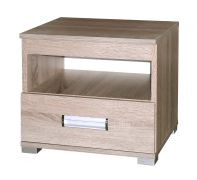 Nachtkastje Kikori 10, kleur: Sonoma eiken - afmetingen: 45 x 50 x 40 cm (H x B x D)