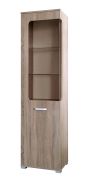 vitrine Kikori 16, kleur: Sonoma eiken - afmetingen: 190 x 50 x 40 cm (H x B x D)