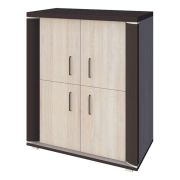 Ladekast /dressoir Aitape 44, kleur: donker Sonoma eiken / licht Sonoma eiken - afmetingen: 105 x 90 x 40 cm (H x B x D)