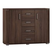 Ladekast /dressoir Aitape 17, kleur: donker Sonoma eiken - afmetingen: 92 x 119 x 40 cm (H x B x D)
