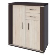 Ladekast /dressoir Aitape 50, kleur: donker Sonoma eiken / licht Sonoma eiken - afmetingen: 105 x 90 x 40 cm (H x B x D)