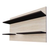 wandrek / hangplank Aitape 02, kleur: donker Sonoma-eik / licht Sonoma-eik - afmetingen: 70 x 125 x 22 cm (H x B x D)