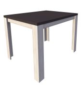 Eettafel Aitape 21, kleur: Sonoma eiken donker / Sonoma eiken licht - Afmetingen: 110 x 90 cm (B x D)