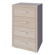 ladekast / dressoir Kerowagi 24, kleur: Sonoma eiken - afmetingen: 90 x 70 x 41 cm (H x B x D)