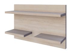 wandrek / hangplank Kerowagi 08, kleur: Sonoma eiken - afmetingen: 76 x 125 x 23 cm (H x B x D)