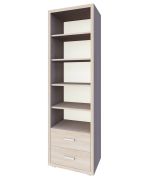 Open kast Kerowagi 04, kleur: Sonoma eiken - afmetingen: 200 x 60 x 41 cm (H x B x D)