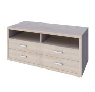 TV-onderkast Kerowagi 21, kleur: Sonoma eiken - afmetingen: 60 x 135 x 49 cm (H x B x D)